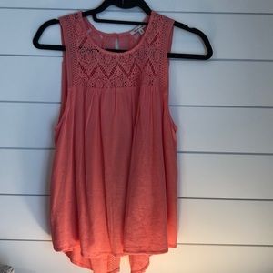women’s coral shirt